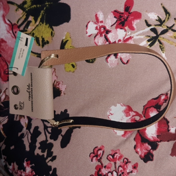 2/10$ NWT adj leather headband 1907 Fromm - Picture 2 of 3